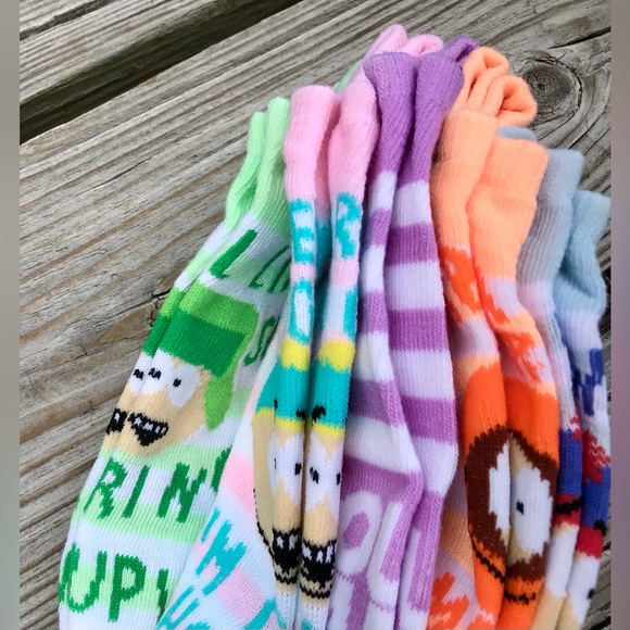 NEW 6 Pair SOUTH PARK Cartoon Characters Socks Comedy Central Cartman Stan Kenny - Picture 6 of 9